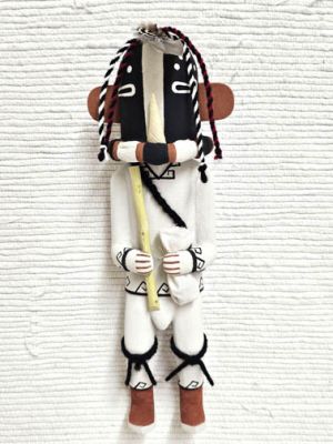 Mecca アンディナブル KICP 1599 Old Style Hopi Kokopelli Traditional Fertility Kachina Doll at