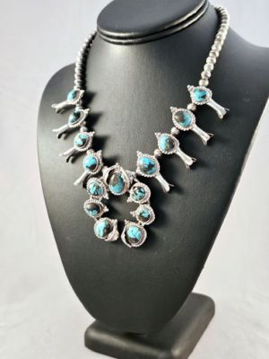 Navajo Squash Blossom Necklace | Princess - Kachina House