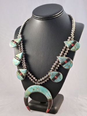 1970s Native American Hopi Made Reversible Necklace at Kachina House