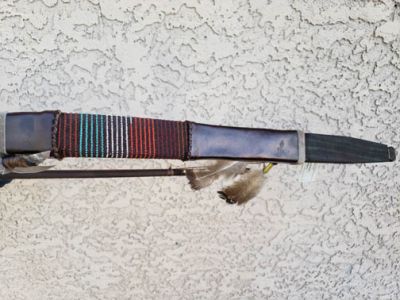 Navajo Made Rawhide Bow and Arrow | Kachina House