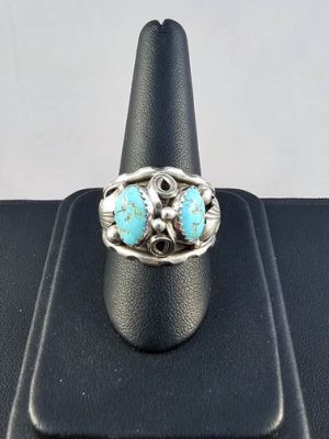 ★日本の職人技★ Navajo American Native Made at Ring Turquoise Kingman アクセサリー