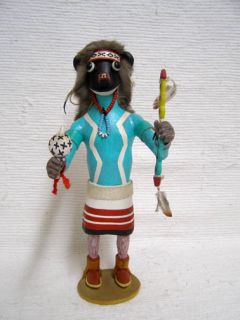 Native American Hopi Carved Buffalo Great Spiritual Protector Katsina Doll--Vintage