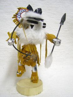 Native American Navajo Made Zuni Rain Priest Kachina Doll 