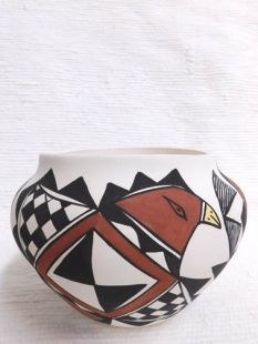 Native American Acoma Handpainted Pot 