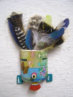 Native American Hopi Made Spirit Mask