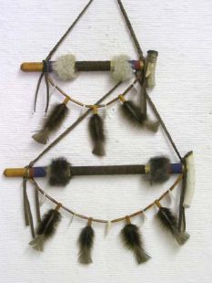 Native American Made Wrapped Ceremonial Pipes
