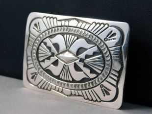 Vintage Native American Navajo Made Buckle
