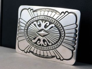 Vintage Native American Navajo Made Buckle