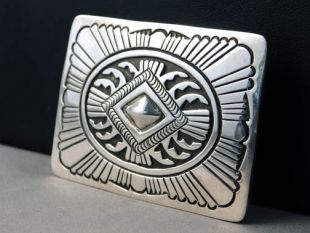 Vintage Native American Navajo Made Buckle