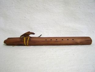 Native American Navajo Made Cedar Drone Flutes--A Minor