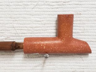 Native American Made Pipestone Plains Style Pipe
