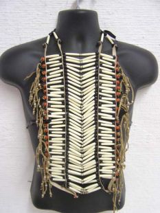 Native American Economy White Breastplate