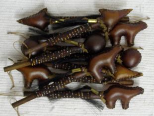 Native American Made Tiny Rattles