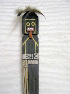 Old Style Hopi Carved Warrior Maiden Katsina Doll