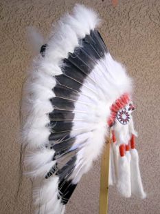 Native American Made Black Cloud Warbonnet