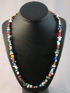 Native American Navajo Made Treasure Necklace