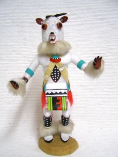 Antique Native American Hopi Carved Bear Katsina Doll