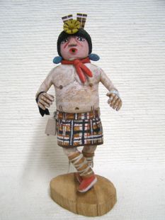 Native American Hopi Carved Cross Legged Handicapped Katsina Doll