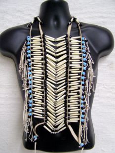 Native American Economy White Breastplate