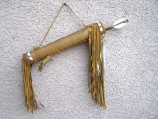 Native American Navajo Made Warrior Choker Quiver with Arrows