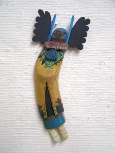Old Style Hopi Carved Crow Mother Traditional Katsina Doll