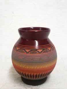 Native American Navajo Red Clay Pot