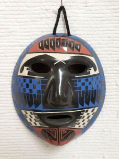 Mata Ortiz Handbuilt and Handpainted Mask