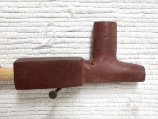 Native American Made Pipestone Plains Style Pipe