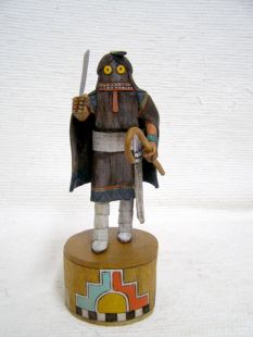 Native American Hopi Carved Ogre Woman Disciplinarian Katsina Doll