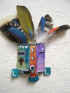 Native American Hopi Made Spirit Mask