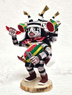Native American Navajo Made Double Clown Kachina Doll
