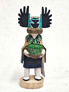 Native American Hopi Carved Crow Mother Kachina Doll (Katsina Doll)