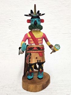 Native American Hopi Carved Roadrunner Kachina Doll (Katsina Doll)