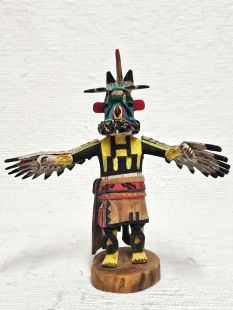 Native American Hopi Carved Eagle Great Spirit Kachina Doll (Katsina Doll)