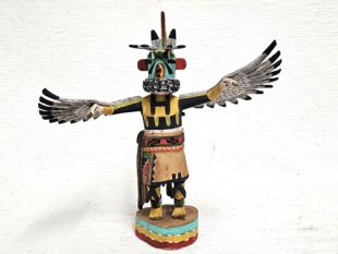 Native American Hopi Carved Eagle Great Spirit Kachina Doll (Katsina Doll)