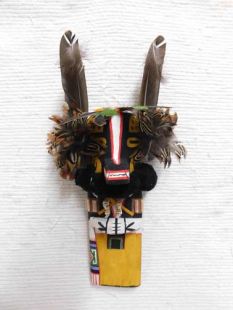 Old Style Hopi Carved Badger Traditional Powerful Healer Kachina Doll (Katsina Doll)