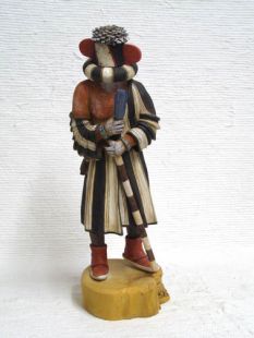Native American Hopi Carved Piki Craver Kachina Doll (Katsina Doll)
