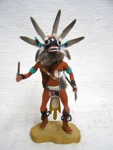 Native American Hopi Carved Ogre Katsina Doll--Vintage 