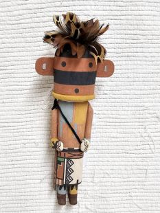 Old Style Hopi Carved Dragonfly Traditional Racer Katsina Doll