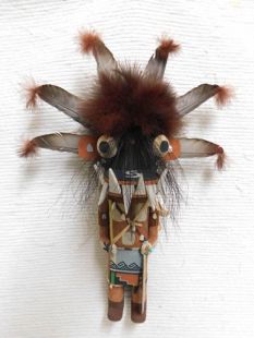 Old Style Hopi Carved Ogre Traditional Disciplinarian Katsina Doll