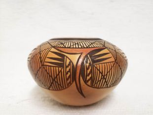 Native American Hopi Handbuilt and Handpainted Pot