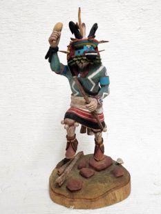 Native American Hopi Carved Deer Dancer Kachina Doll (Katsina Doll)