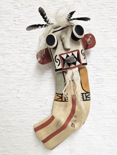 Old Style Hopi Carved Rock Eater Traditional Angry Kachina Doll (Katsina Doll)