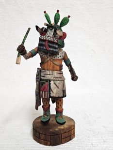 Native American Hopi Carved Cactus Kachina Doll (Katsina Doll)