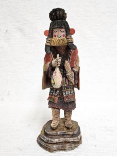 Native American Hopi Carved Grandmother Katsina Doll