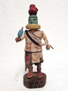 Native American Hopi Carved Soyal Kachina Doll (Katsina Doll)