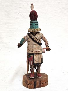 Native American Hopi Carved Soyal Kachina Doll (Katsina Doll)