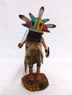 Native American Hopi Carved Four Horn Guard Katsina Doll