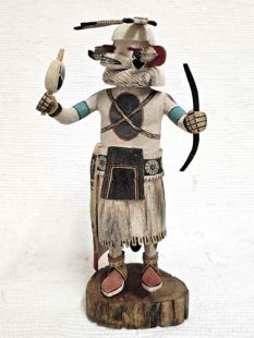 Native American Hopi Carved Bear Powerful Healer Kachina Doll (Katsina Doll)