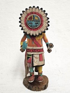 Native American Hopi Carved Sunface Katsina Doll